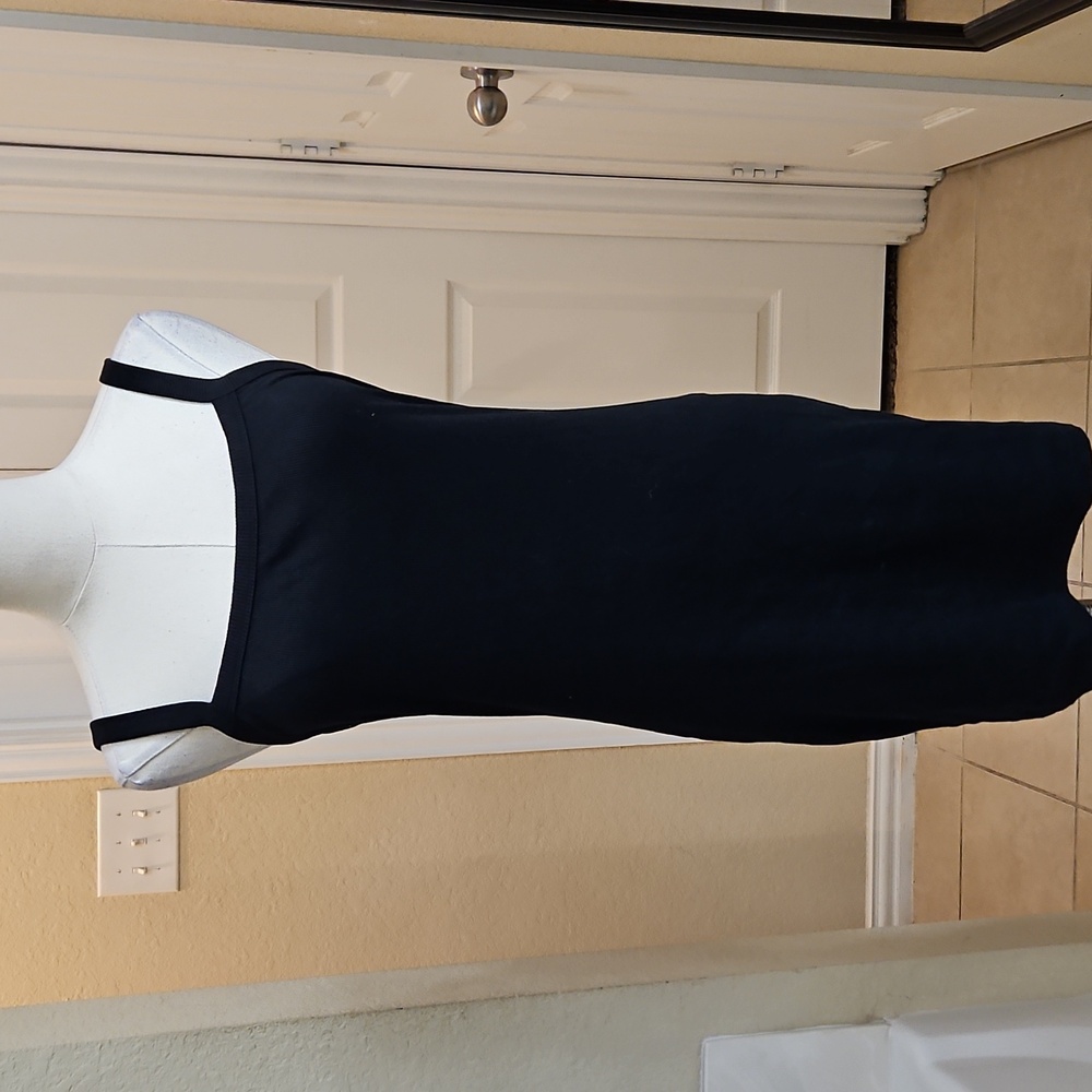 Wild Fable Black Scoop Back Ribbed Mini Bodycon Size Medium - Picture 4 of 10